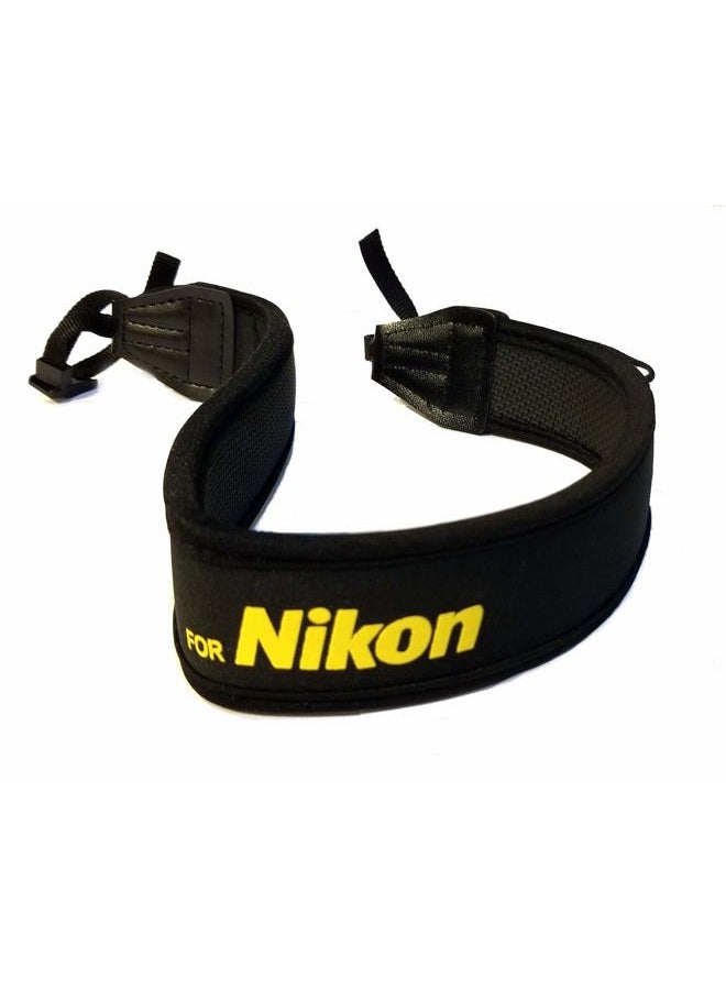 Fotasy Professional Neoprene Neck Strap for Nikkor Cameras, Camera Neck Strap Compatible with Nikon D5 D4 D3 DS850 D810 D800 D750 D7500 D7300 D7200 D7000 D5600 D5500 D5300 D5100 D5000 D3500 D3400 - Image 2